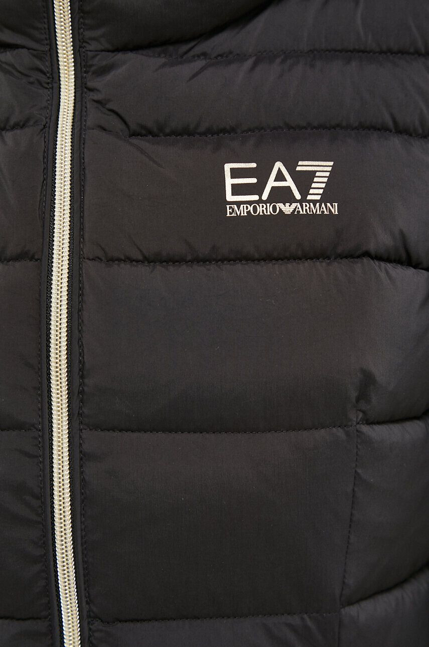 EA7 Emporio Armani Bunda dámska čierna farba zimná - Pepit.sk