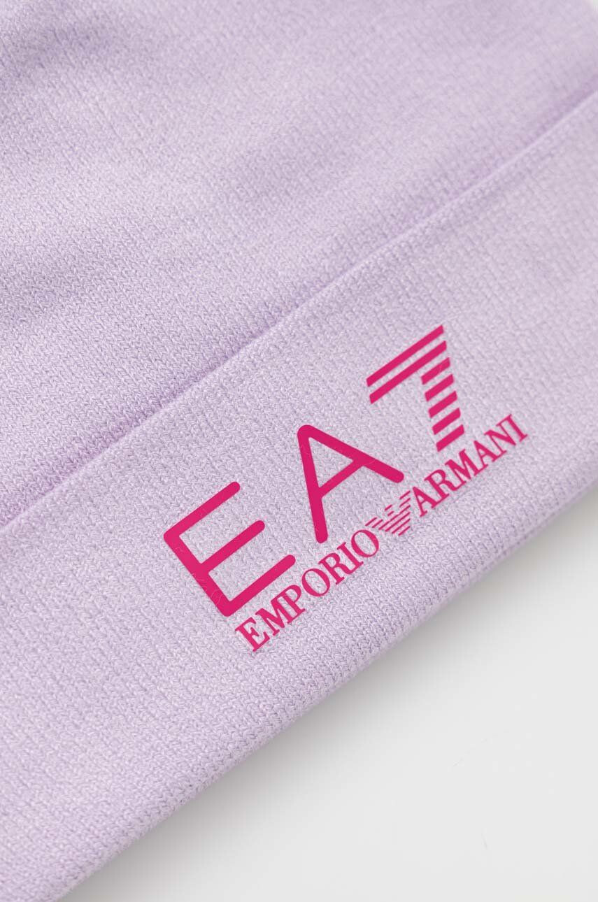 EA7 Emporio Armani Čiapka tmavomodrá farba s potlačou - Pepit.sk