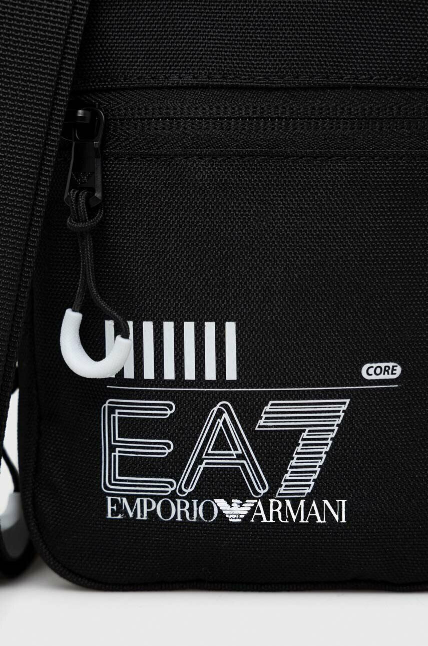 EA7 Emporio Armani Malá taška čierna farba - Pepit.sk