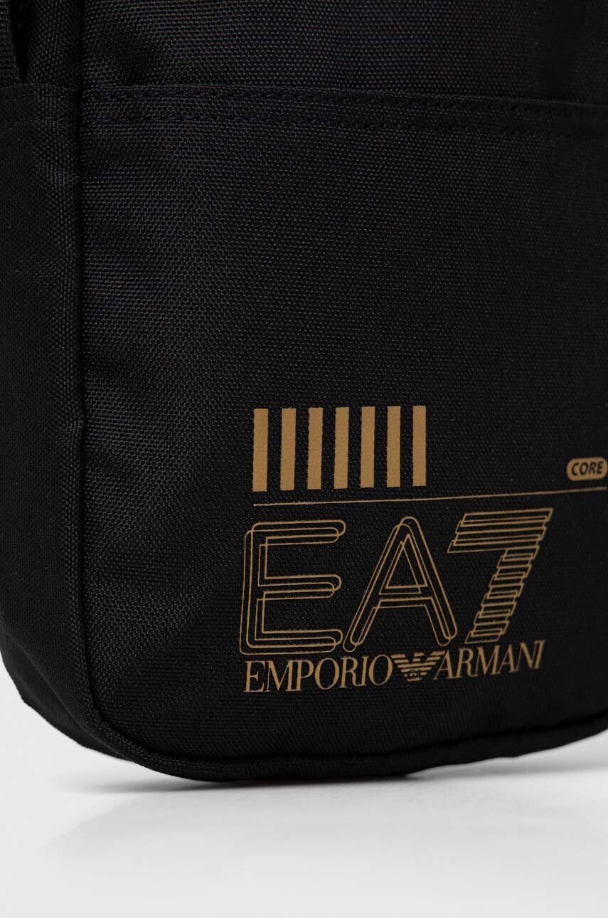 EA7 Emporio Armani Malá taška čierna farba - Pepit.sk