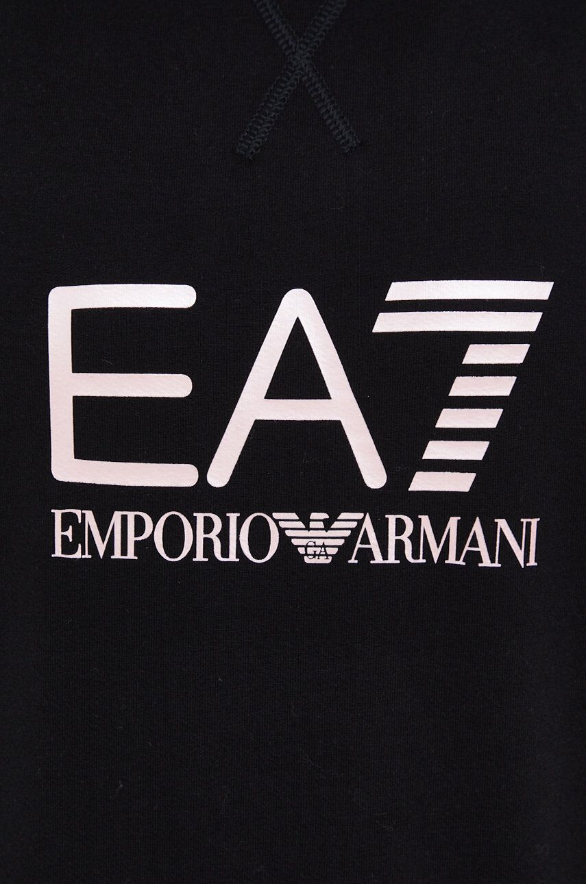 EA7 Emporio Armani Mikina dámska biela farba s potlačou - Pepit.sk