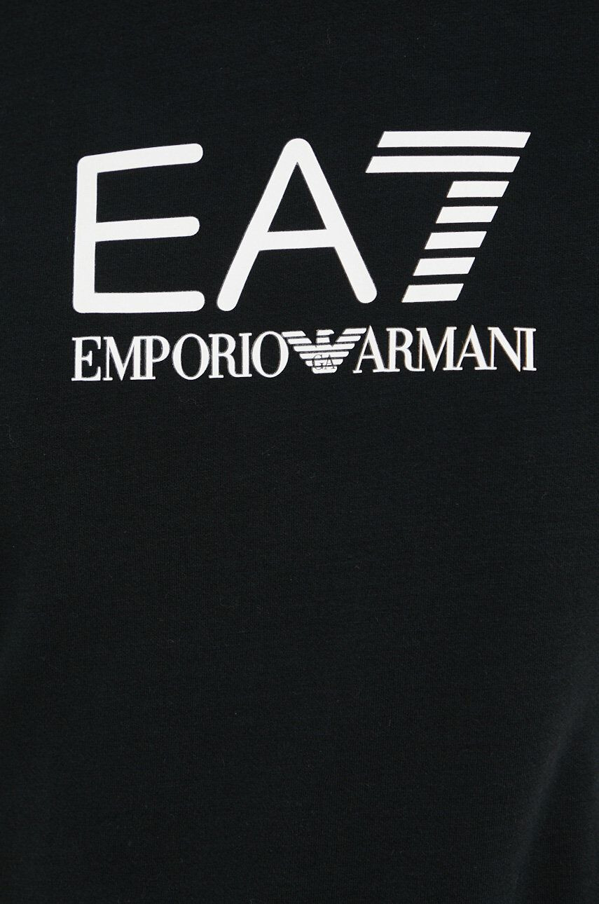 EA7 Emporio Armani Mikina dámska čierna farba jednofarebná - Pepit.sk