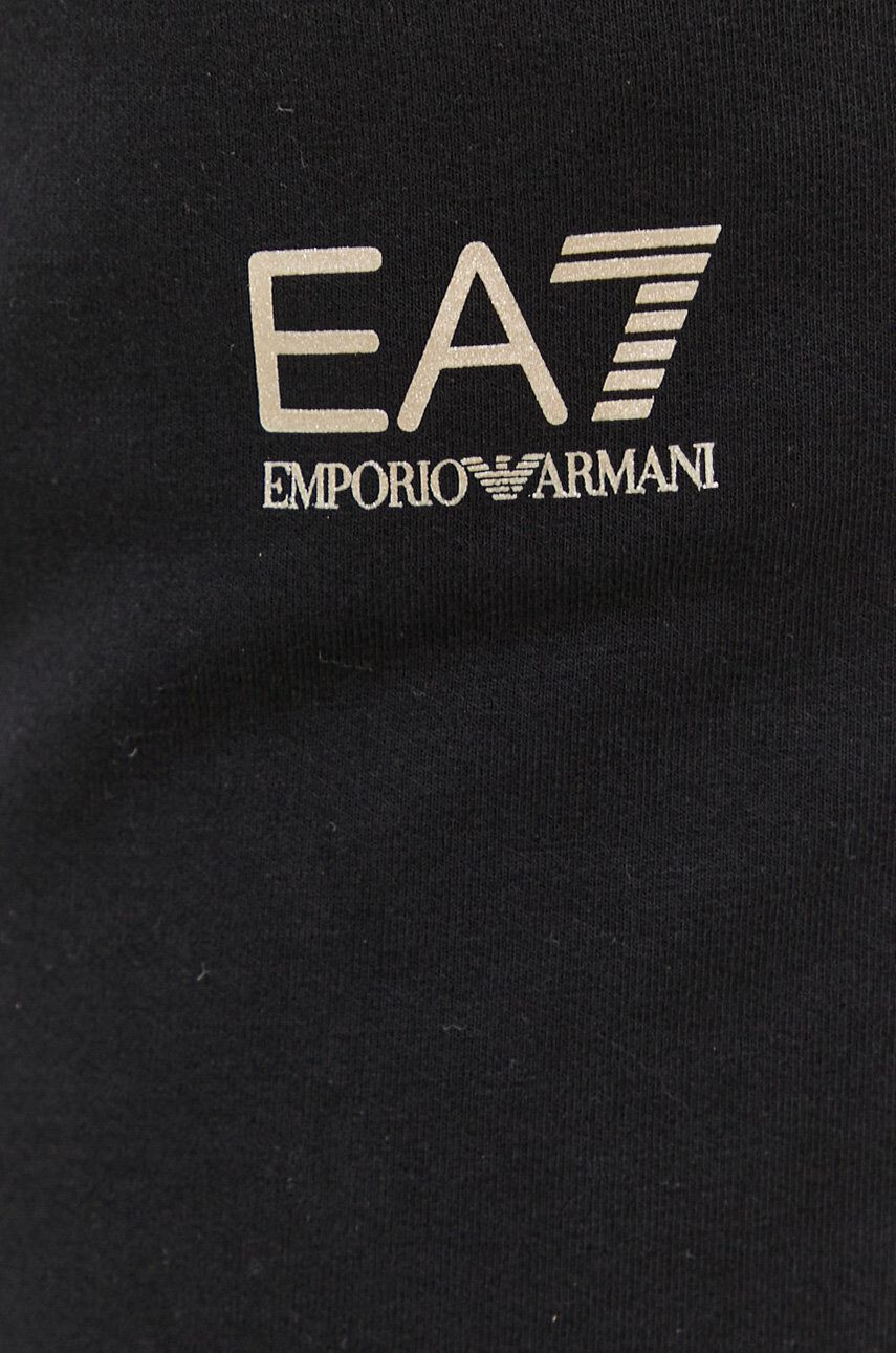 EA7 Emporio Armani Nohavice dámske čierna farba jednofarebné - Pepit.sk