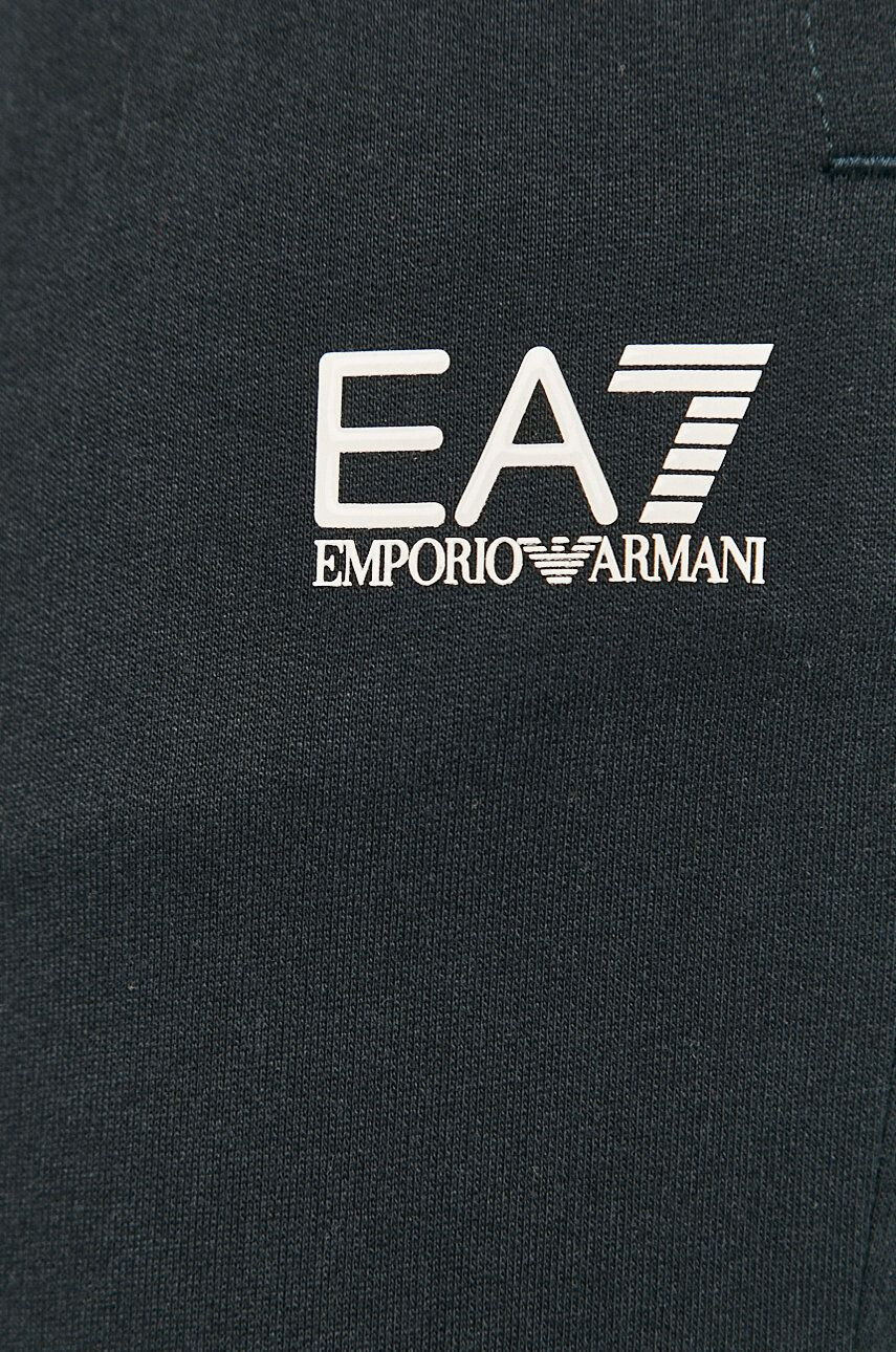 EA7 Emporio Armani Bavlnená tepláková súprava tmavomodrá farba - Pepit.sk