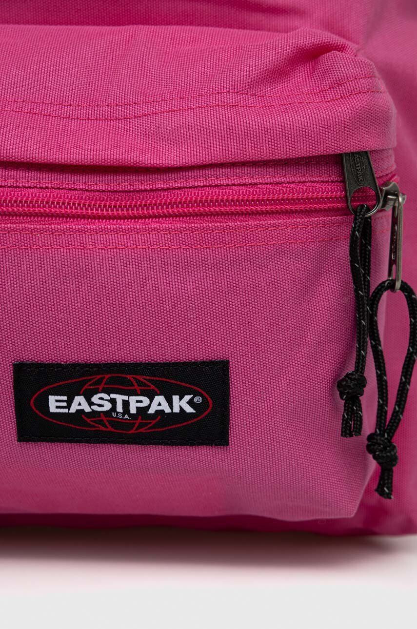 Eastpak Ruksak dámsky ružová farba veľký s nášivkou - Pepit.sk