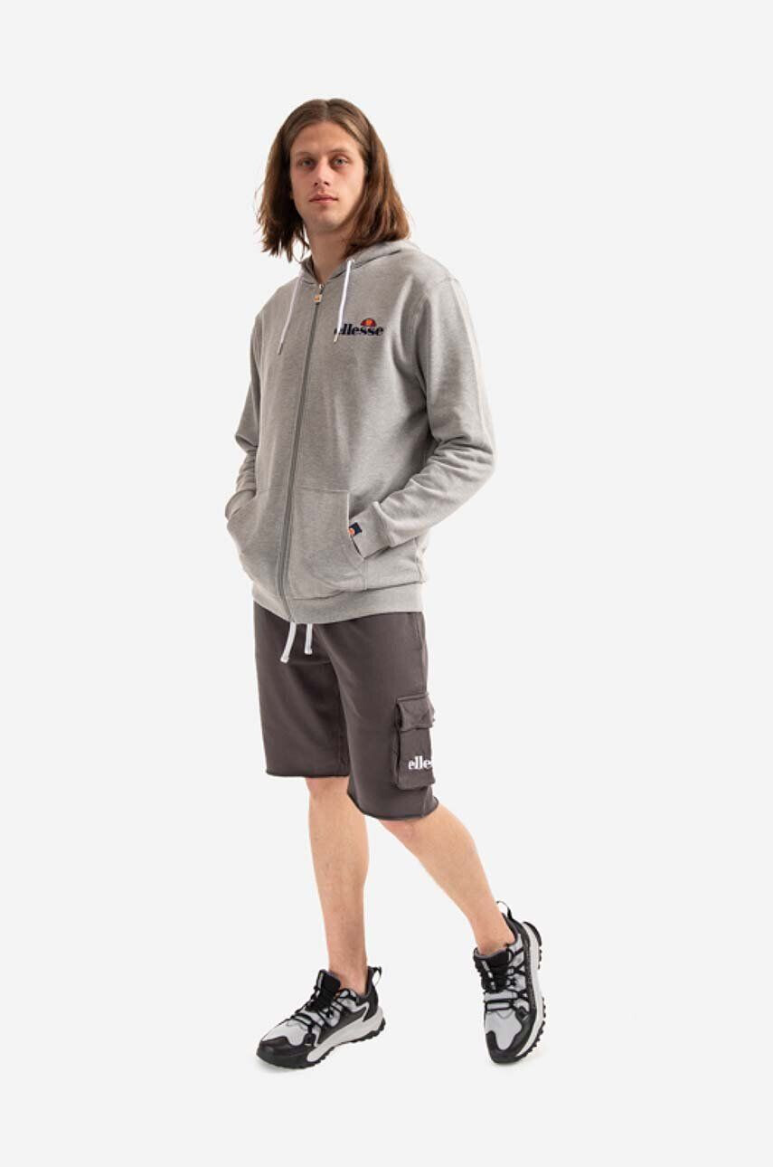 Ellesse Bavlnené šortky SHM13798-GREY šedá farba - Pepit.sk