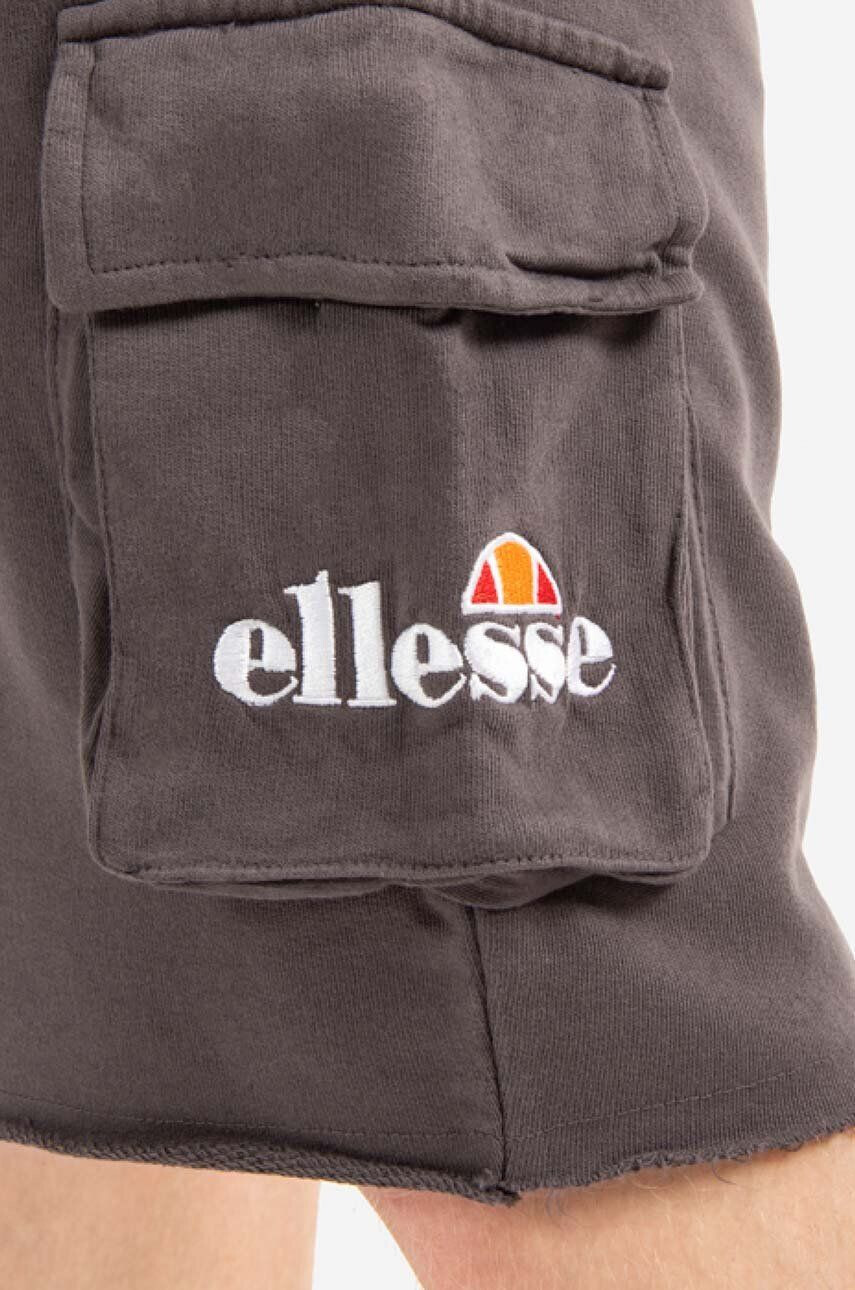 Ellesse Bavlnené šortky SHM13798-GREY šedá farba - Pepit.sk