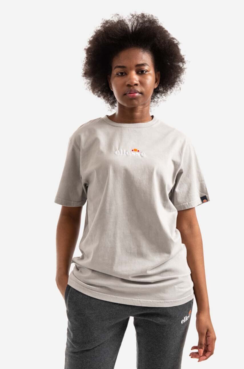 Ellesse Bavlnené tričko SGL13148-GREY šedá farba - Pepit.sk