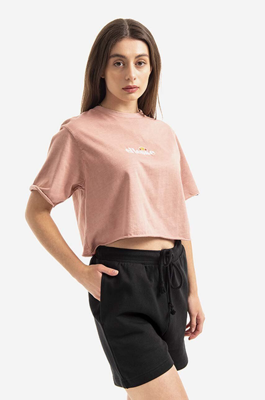 Ellesse Bavlnené tričko SGM14013-PINK ružová farba - Pepit.sk