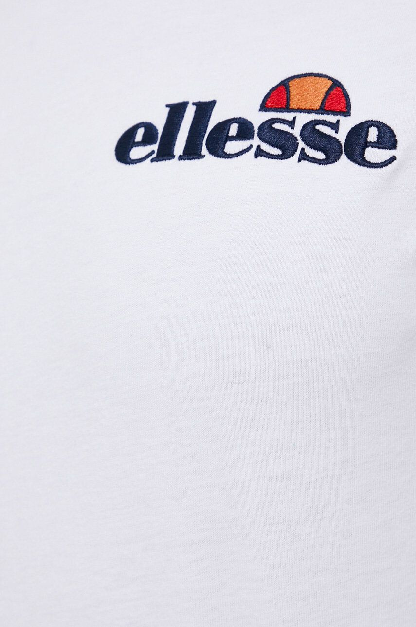 Ellesse Bavlnené tričko SGK13290-011 biela farba - Pepit.sk