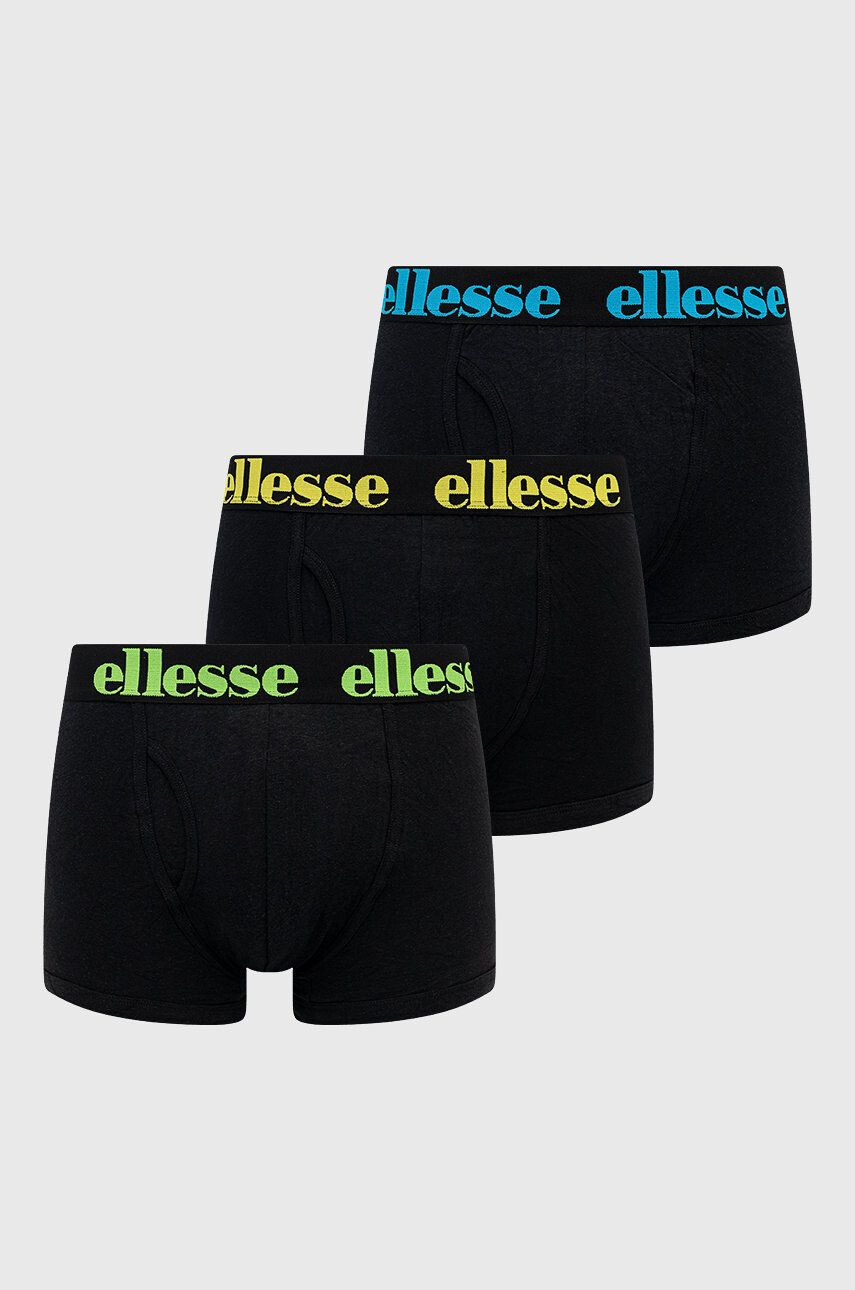 Ellesse Boxerky (3-pack) čierna farba - Pepit.sk