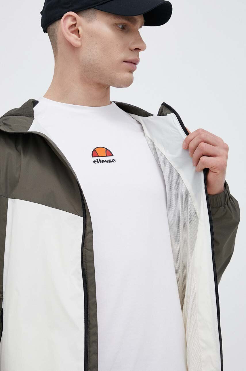 Ellesse Bunda SHR17781-KHAKI pánska zelená farba prechodná - Pepit.sk