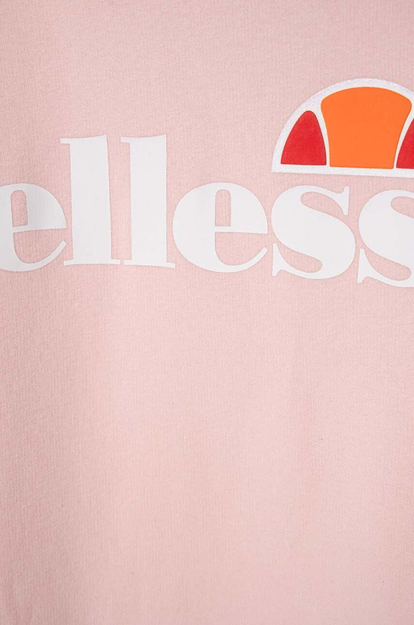 Ellesse Detská bavlnená mikina ružová farba - Pepit.sk