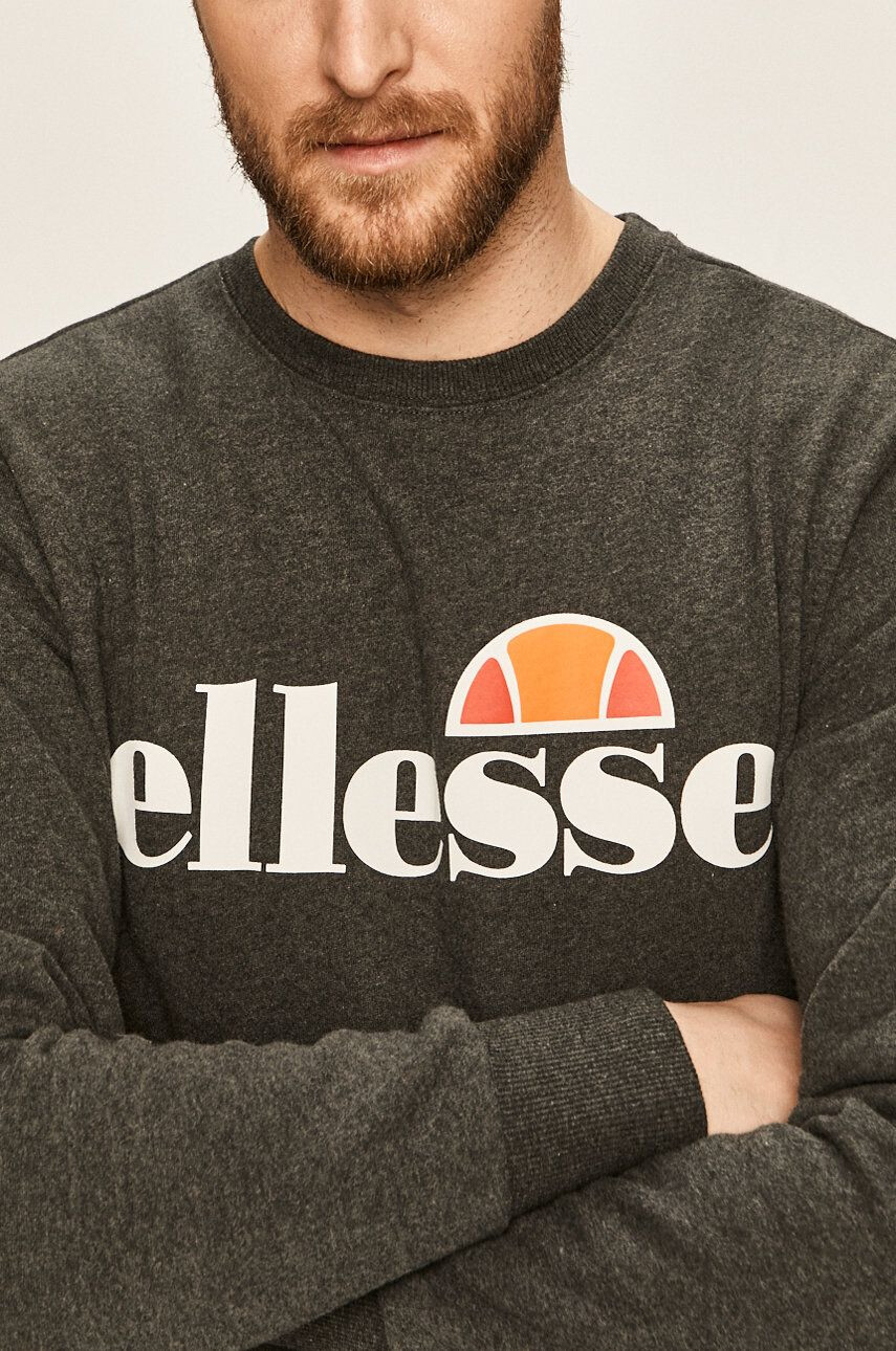 Ellesse Mikina SHC07930-DARKGREYMA pánska šedá farba vzorovaná - Pepit.sk