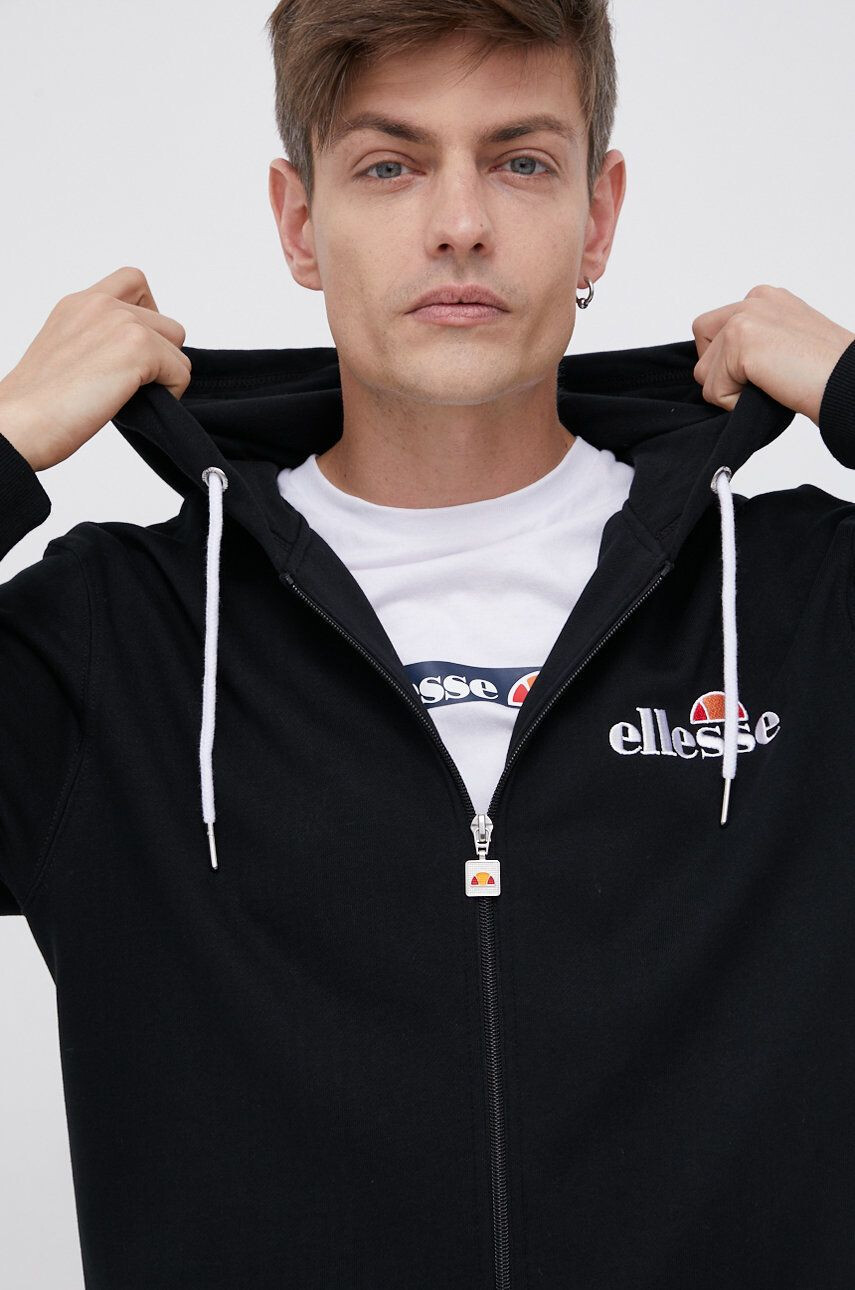 Ellesse Mikina SHS08782-112 pánska čierna farba s nášivkou - Pepit.sk