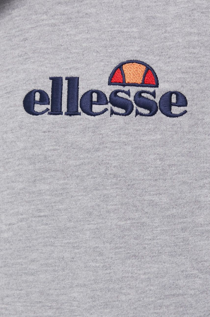 Ellesse Mikina SHS08782-112 pánska šedá farba s nášivkou - Pepit.sk