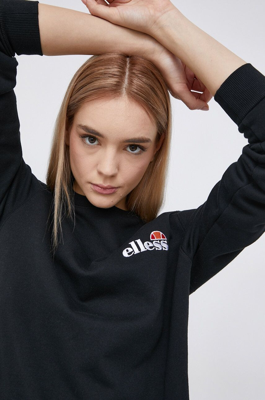 Ellesse Mikina SGS08847-011 dámska čierna farba melanžová - Pepit.sk