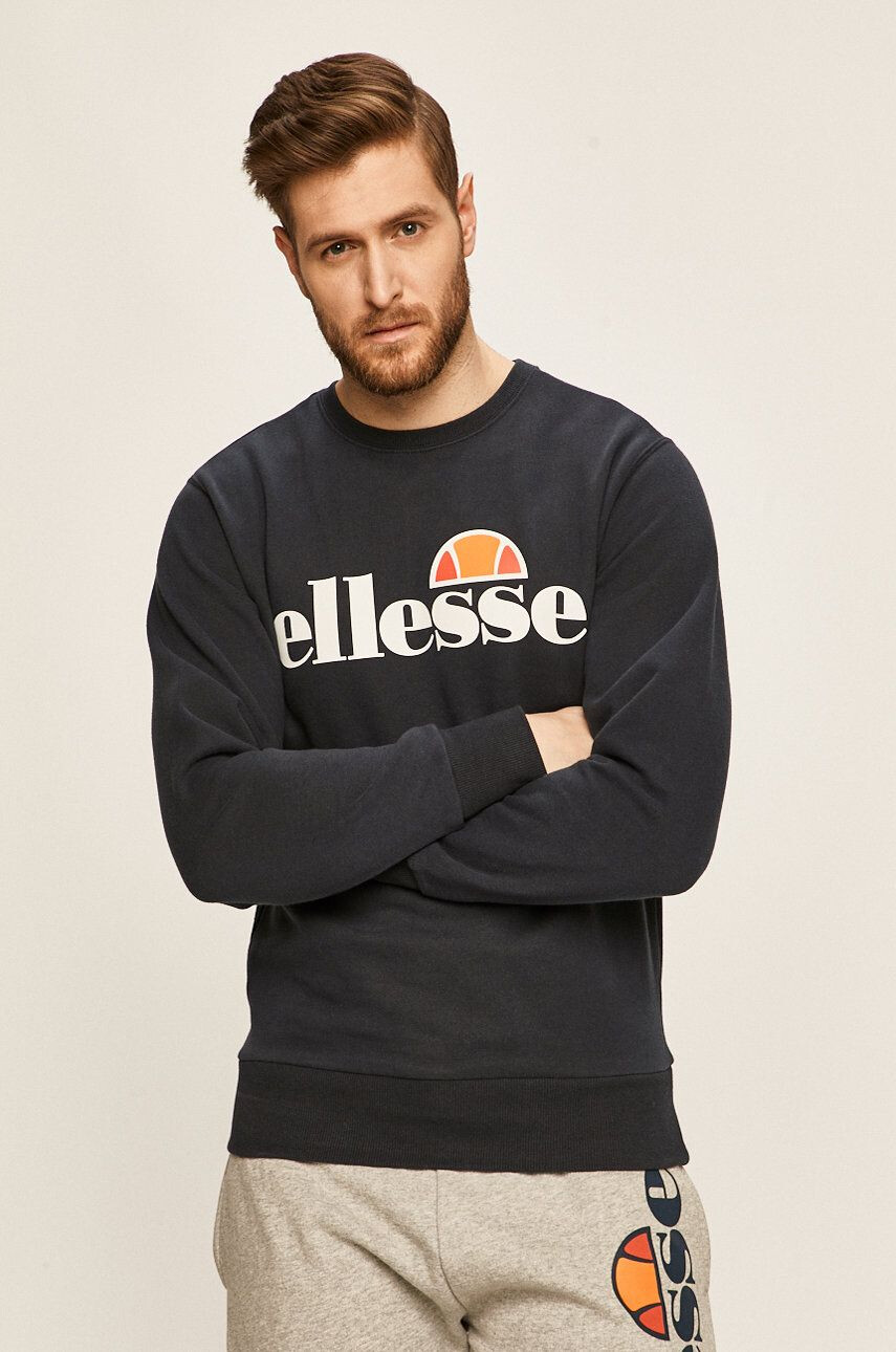 Ellesse Mikina SHC07930-DARKGREYMA pánska tmavomodrá farba vzorovaná - Pepit.sk