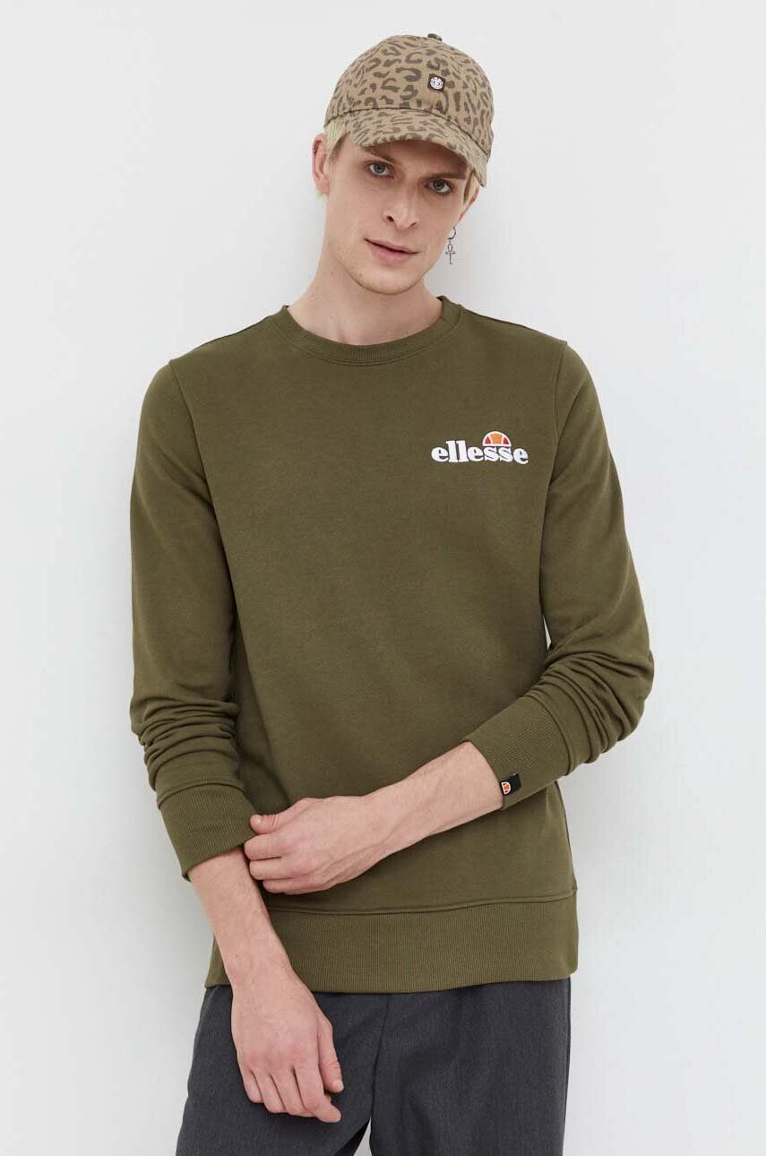 Ellesse Mikina SHS08784-011 pánska čierna farba vzorovaná - Pepit.sk