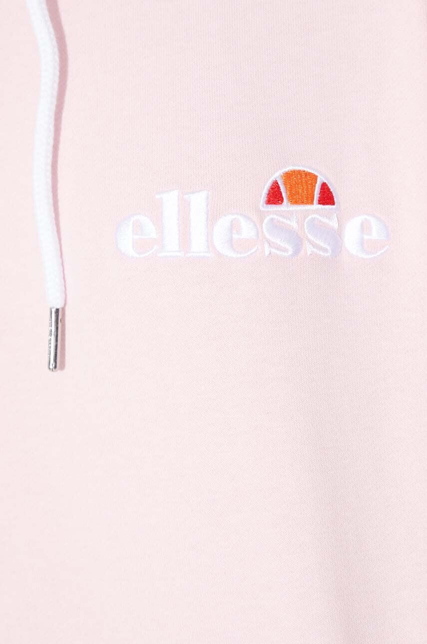 Ellesse Mikina SHS08782-112 pánska šedá farba s kapucňou s nášivkou - Pepit.sk