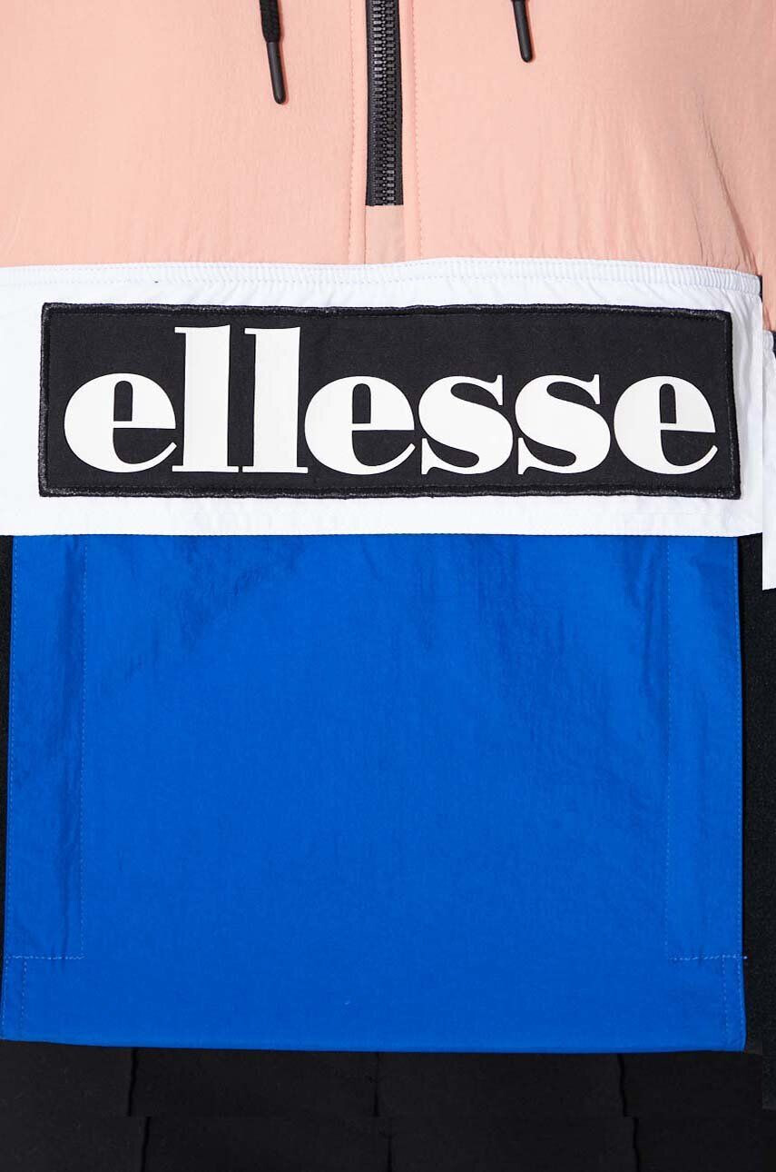 Ellesse Mikina SGK12352-709 dámska oranžová farba s kapucňou s nášivkou - Pepit.sk