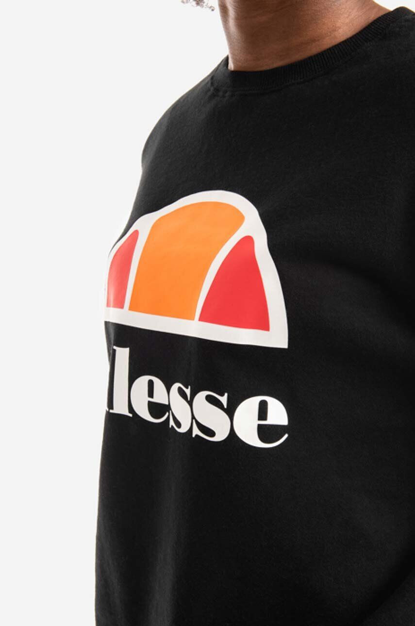 Ellesse Mikina SRK12902-BLACK dámska čierna farba s potlačou - Pepit.sk