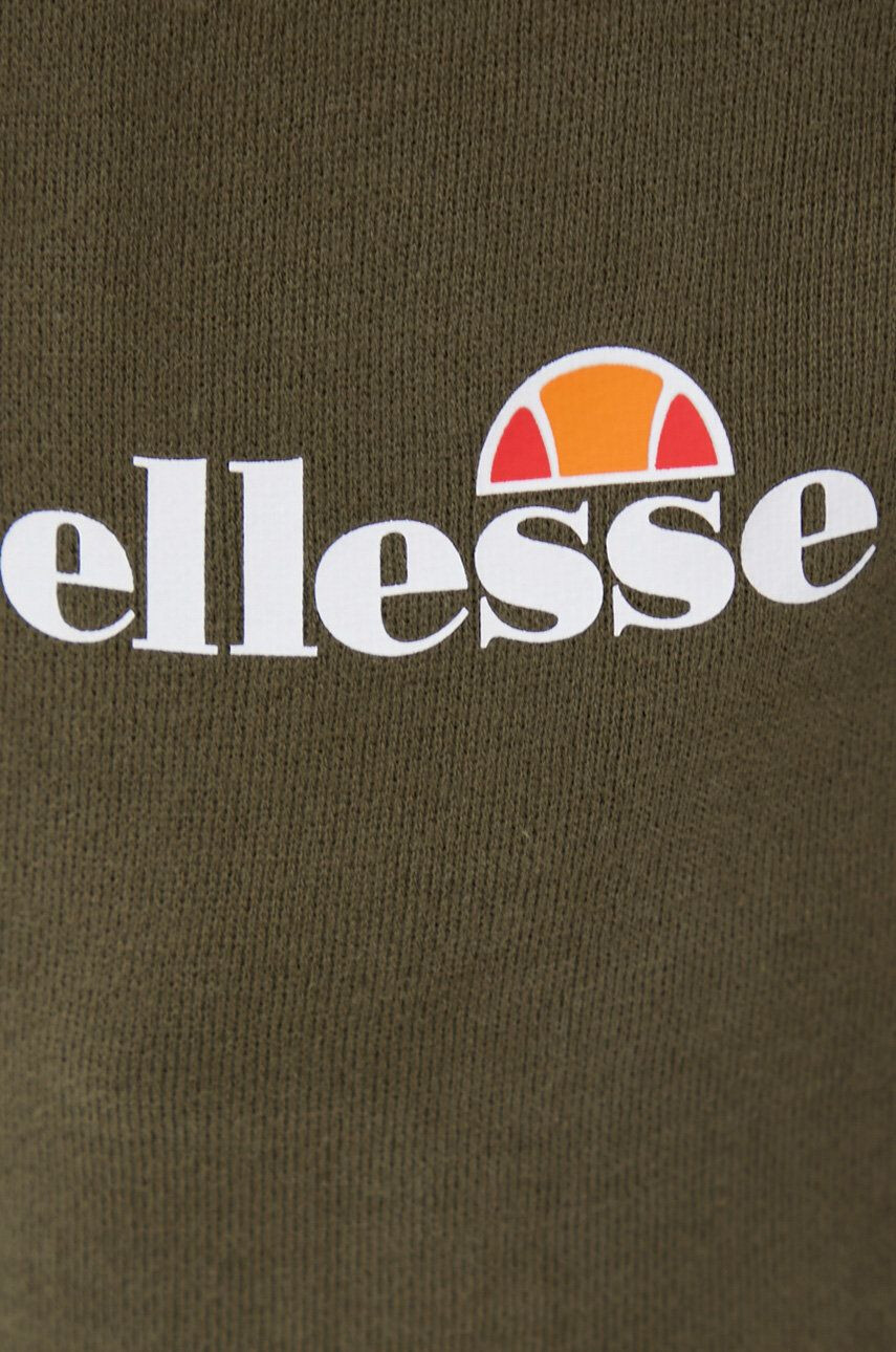 Ellesse Tepláky SHK12643-429 zelená farba s potlačou - Pepit.sk