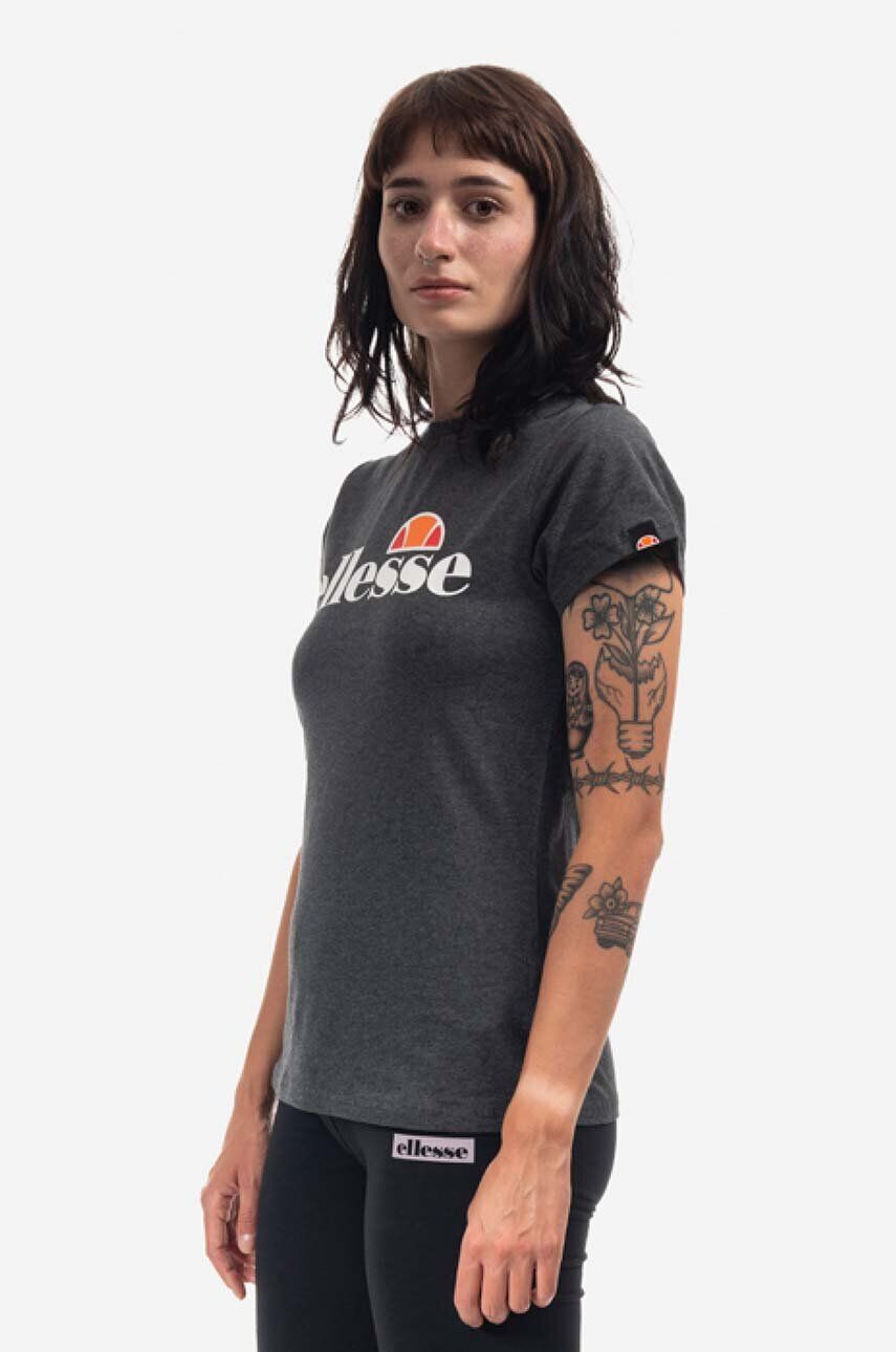 Ellesse Tričko SGK11399-WHITE dámsky šedá farba - Pepit.sk