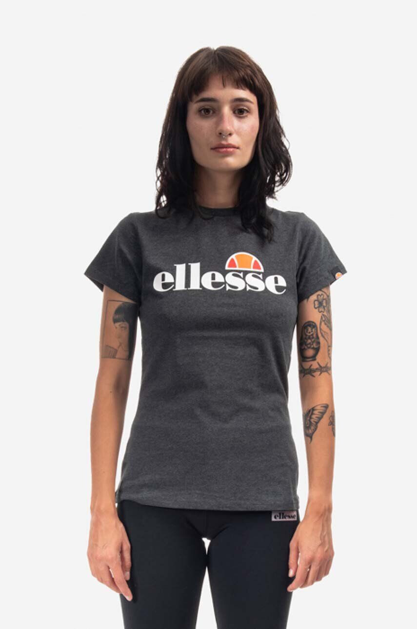 Ellesse Tričko SGK11399-WHITE dámsky šedá farba - Pepit.sk