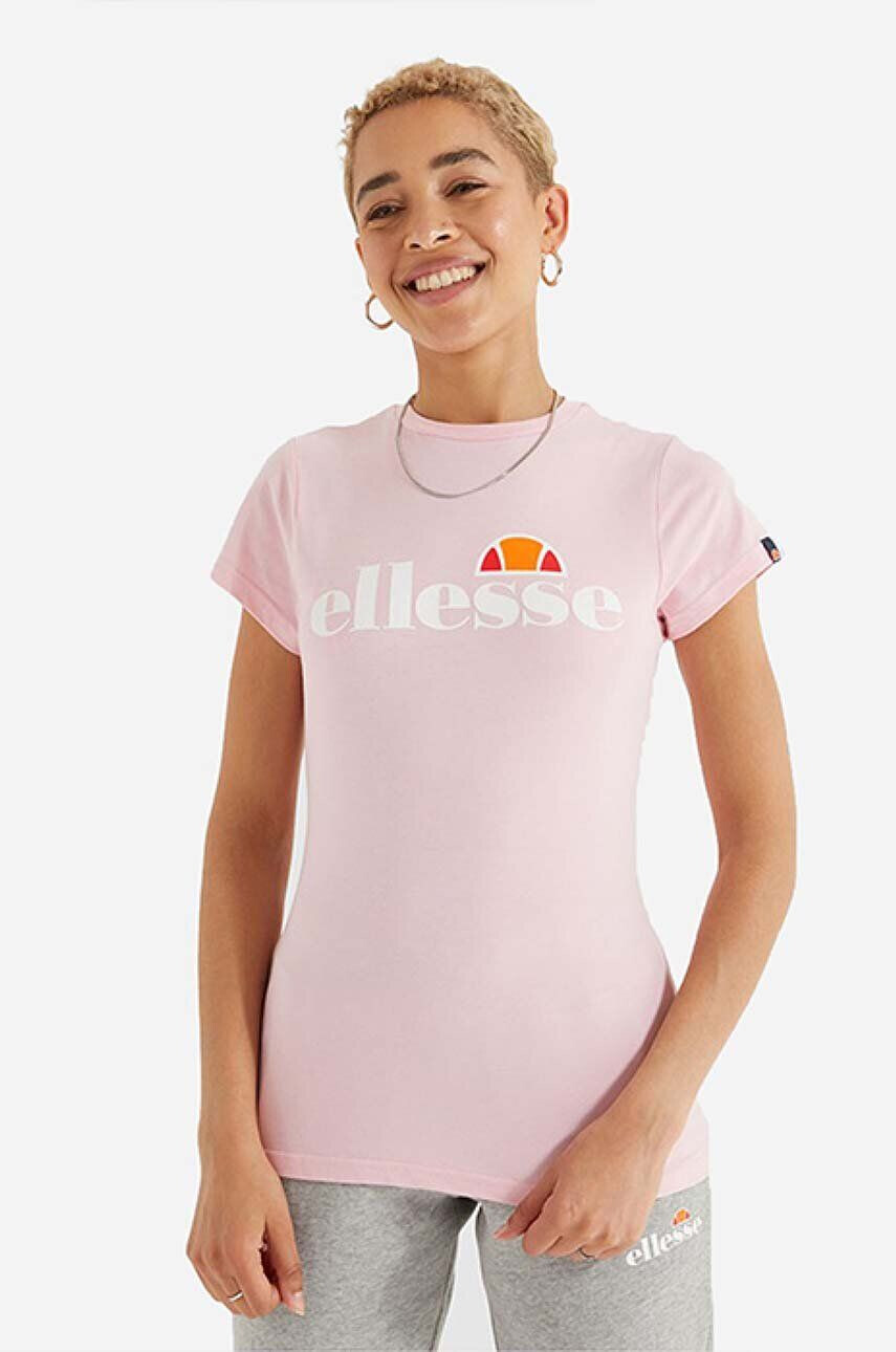 Ellesse Tričko SGK11399-WHITE dámsky ružová farba - Pepit.sk