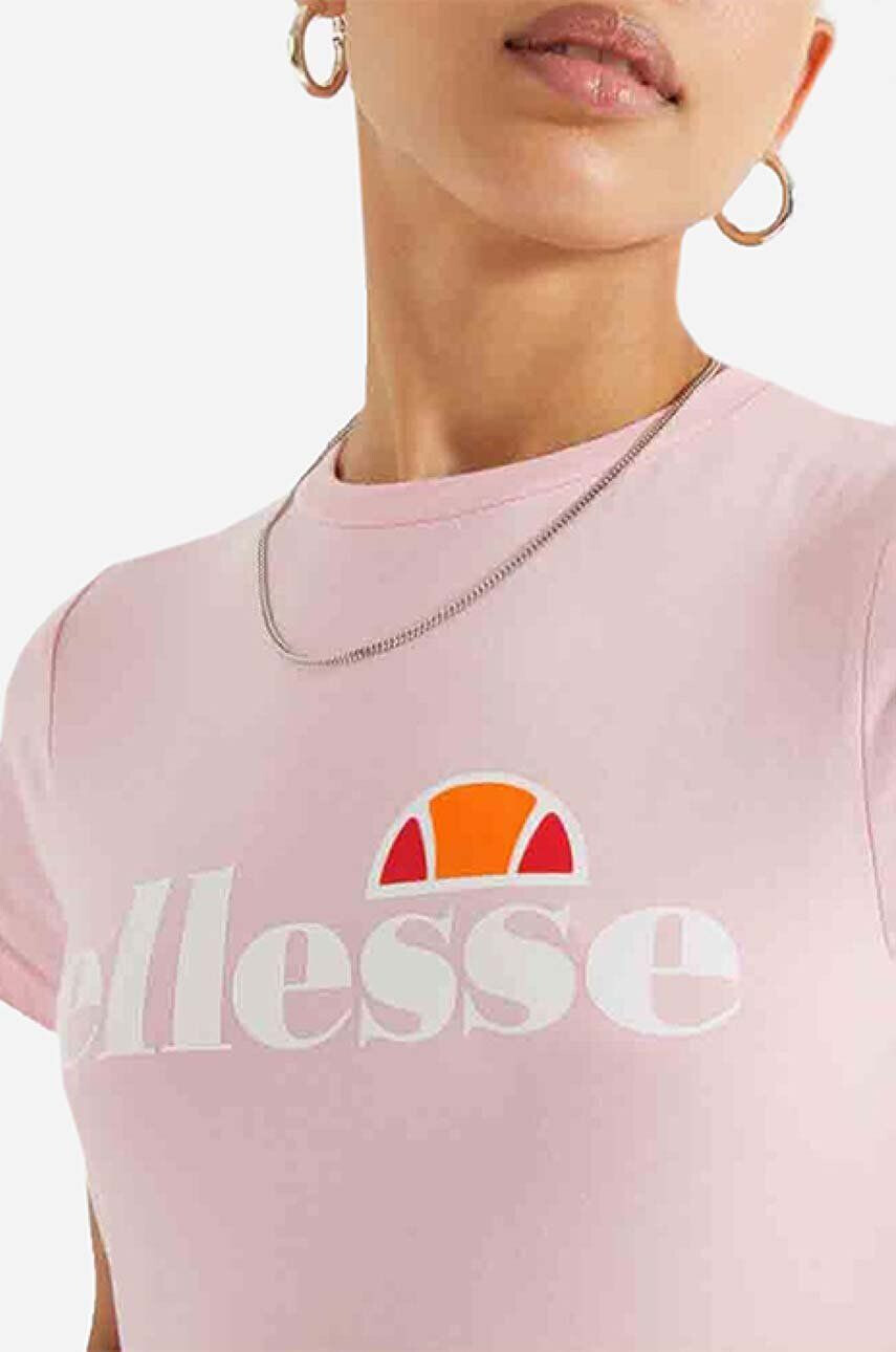 Ellesse Tričko SGK11399-WHITE dámsky ružová farba - Pepit.sk