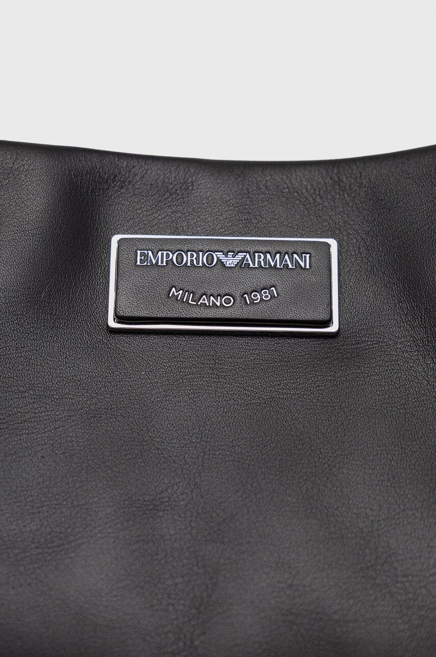 Emporio Armani Kabelka čierna farba - Pepit.sk