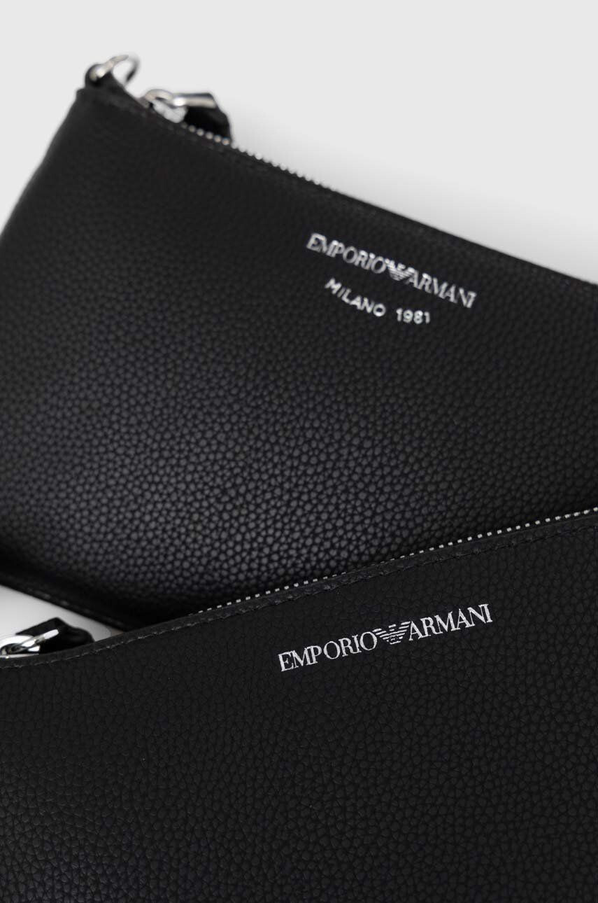 Emporio Armani Kabelka čierna farba - Pepit.sk