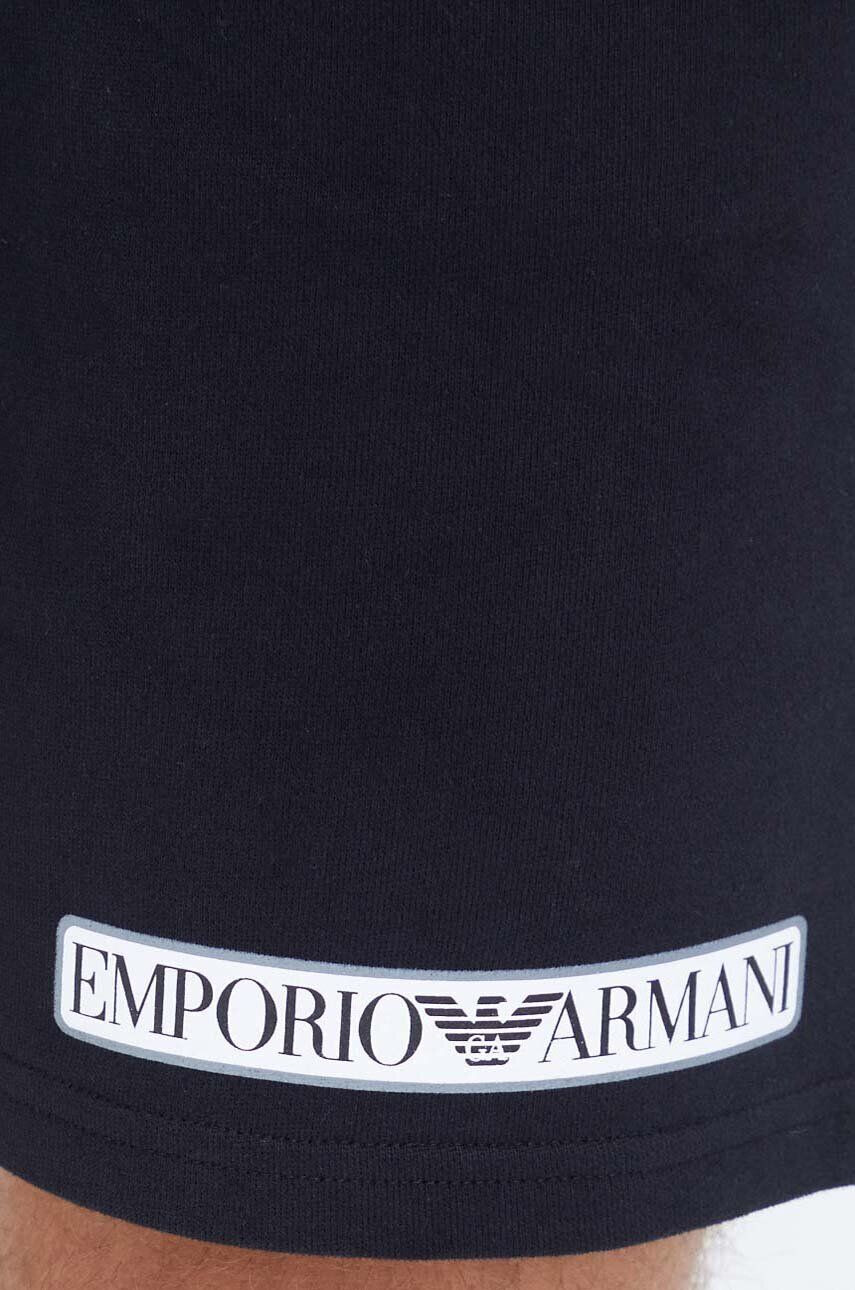 Emporio Armani Underwear Bavlnené šortky čierna farba - Pepit.sk