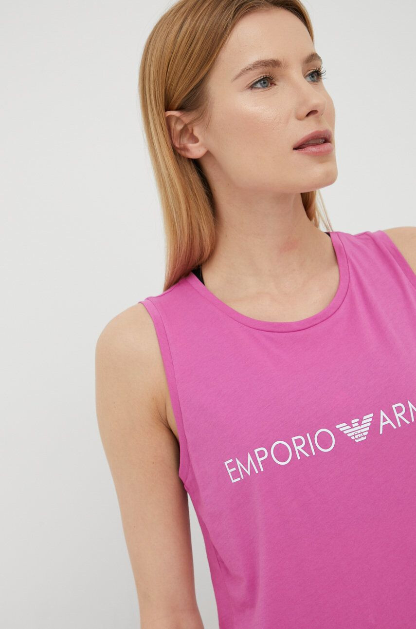 Emporio Armani Underwear Bavlnený plážový top - Pepit.sk