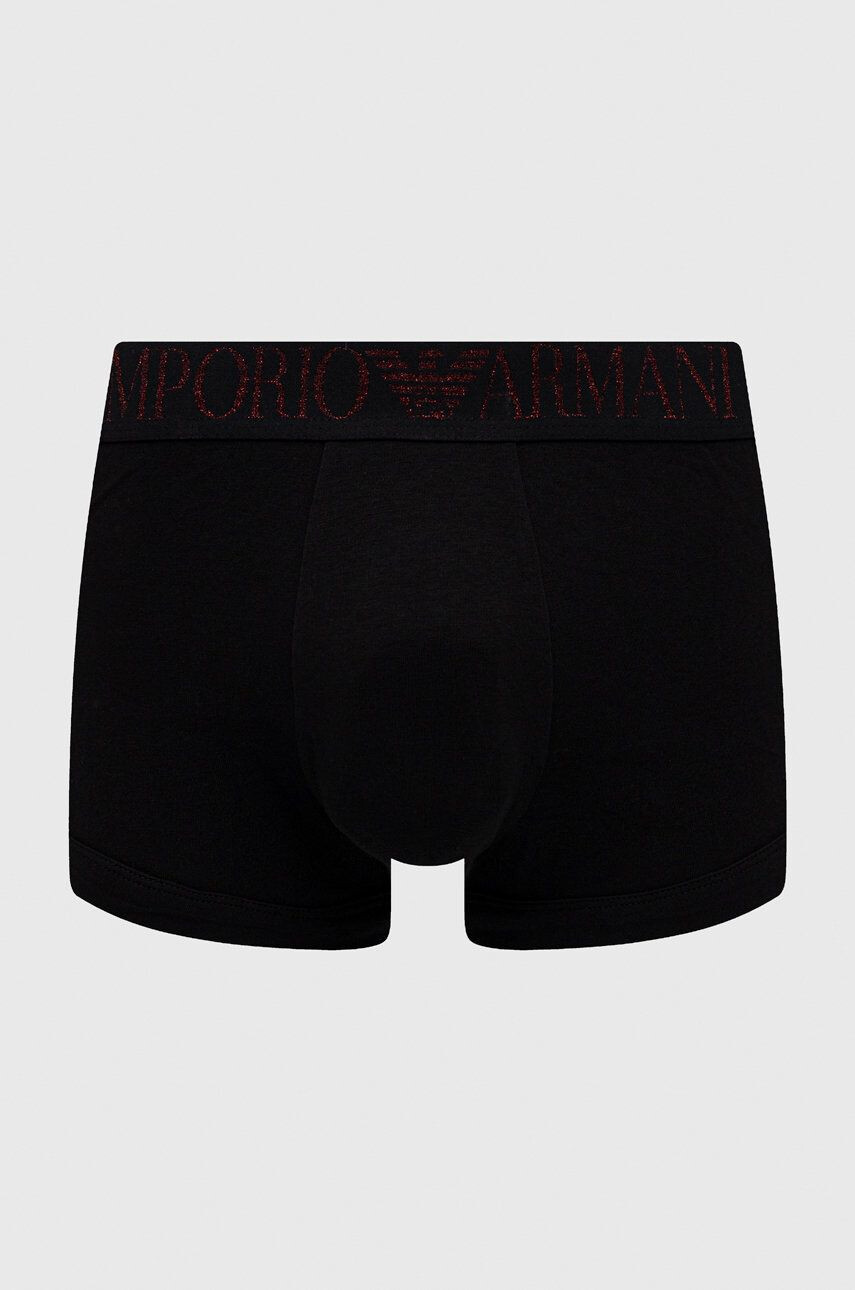 Emporio Armani Underwear Boxerky (2-pak) pánske čierna farba - Pepit.sk