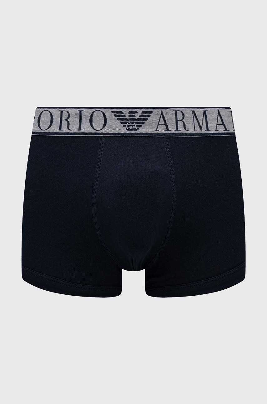 Emporio Armani Underwear Boxerky 2-pak pánske tmavomodrá farba - Pepit.sk