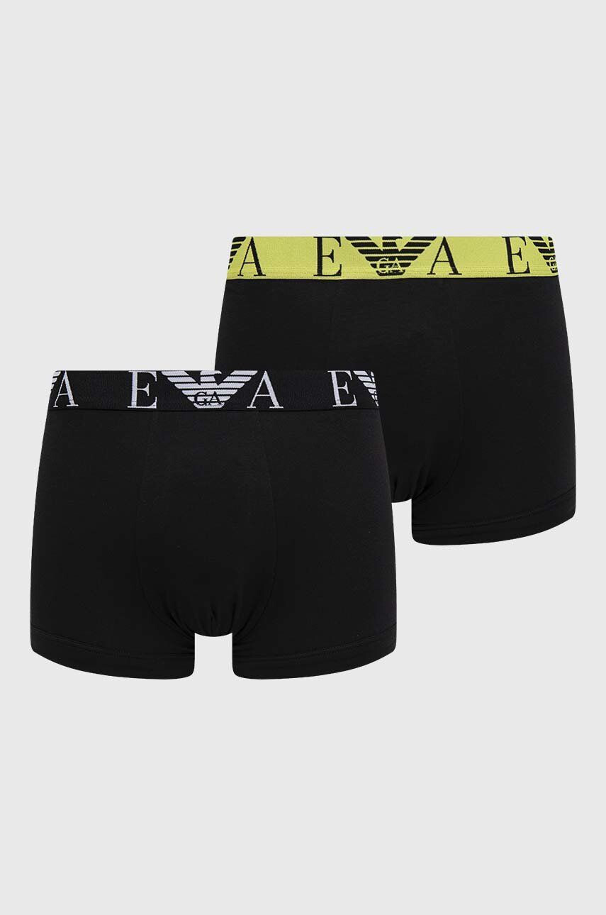 Emporio Armani Underwear Boxerky 2-pak pánske čierna farba - Pepit.sk