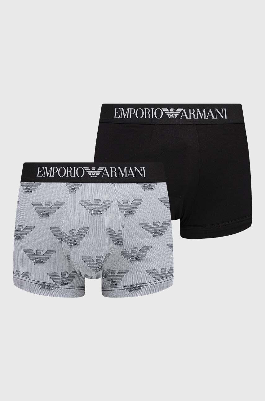 Emporio Armani Underwear Boxerky 2-pak pánske tmavomodrá farba - Pepit.sk