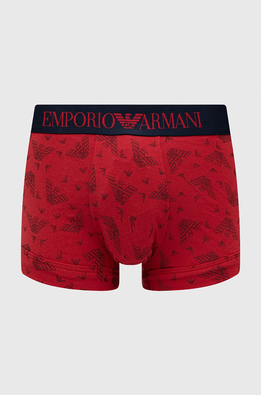 Emporio Armani Underwear Boxerky pánske červená farba - Pepit.sk