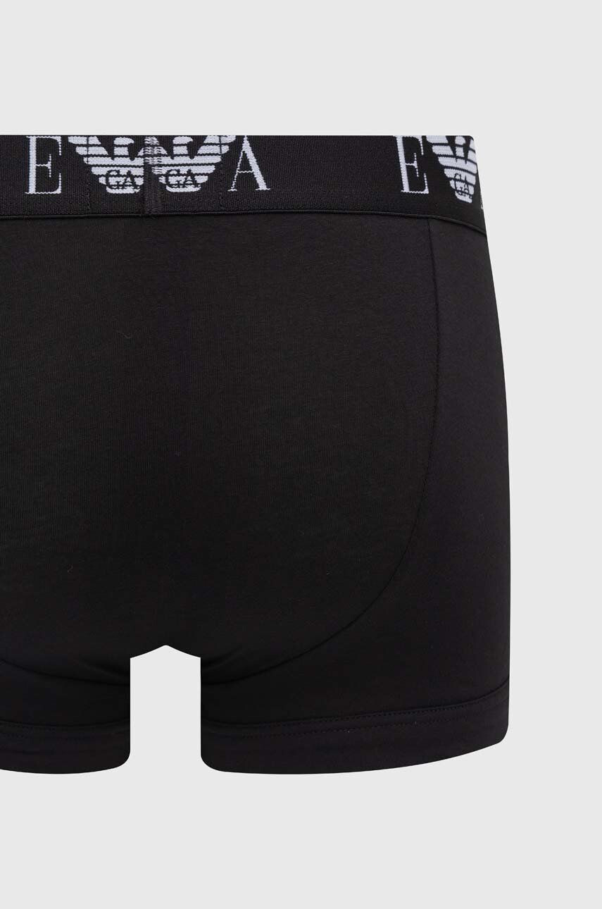 Emporio Armani Underwear Boxerky 3-pak pánske čierna farba - Pepit.sk