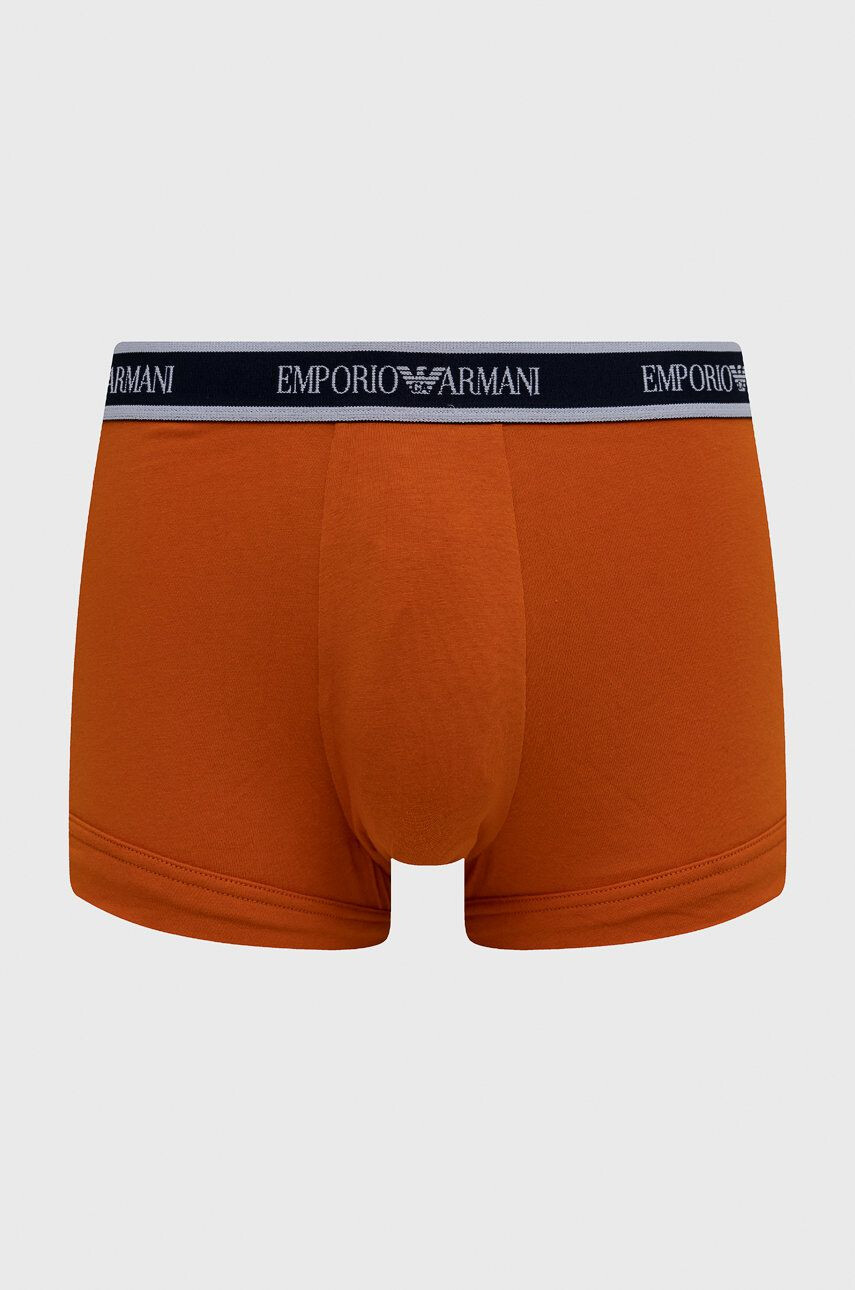 Emporio Armani Underwear Boxerky 3-pak pánske tmavomodrá farba - Pepit.sk