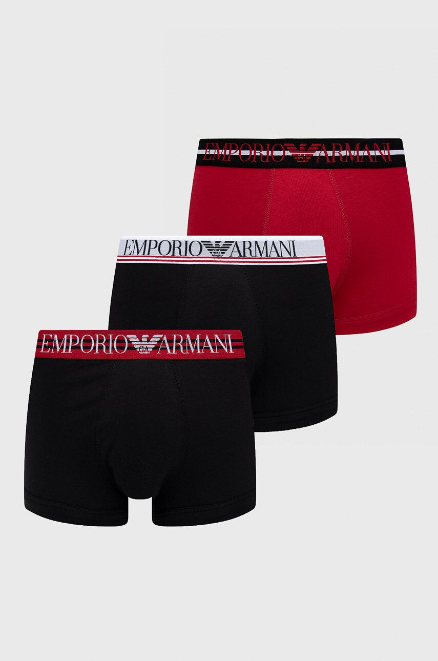 Emporio Armani Underwear Boxerky pánske čierna farba - Pepit.sk