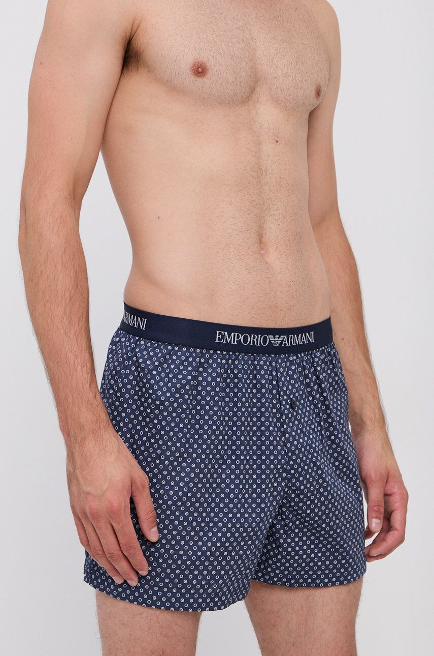 Emporio Armani Underwear Boxerky pánske tmavomodrá farba - Pepit.sk