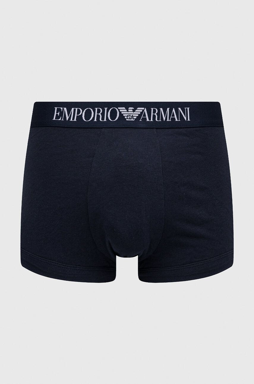 Emporio Armani Underwear Boxerky pánske tmavomodrá farba - Pepit.sk