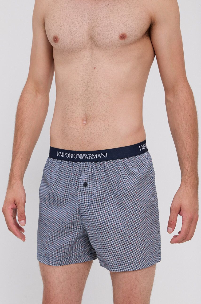 Emporio Armani Underwear Boxerky pánske tmavomodrá farba - Pepit.sk