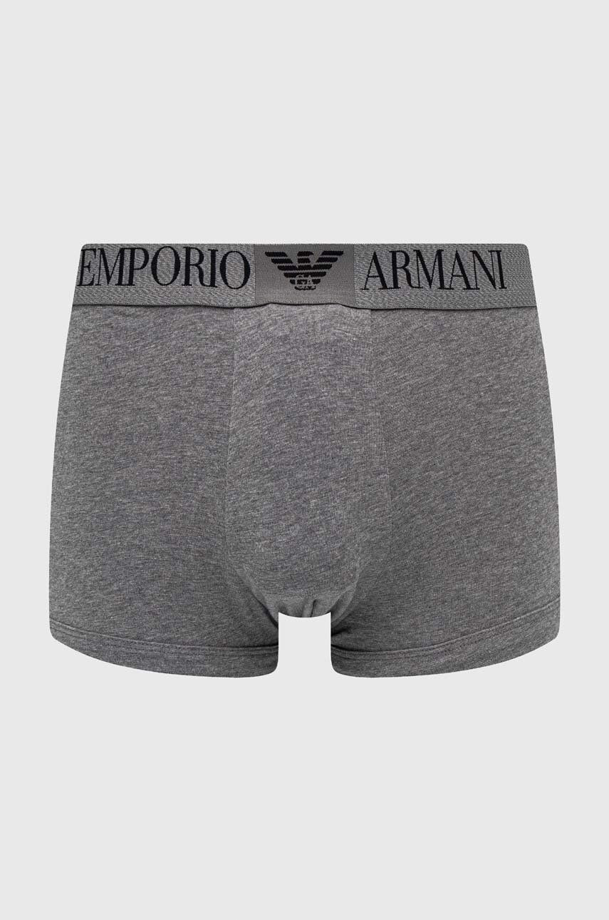 Emporio Armani Underwear Boxerky pánske šedá farba - Pepit.sk