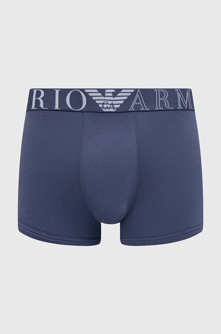 Emporio Armani Underwear Boxerky pánske tmavomodrá farba - Pepit.sk