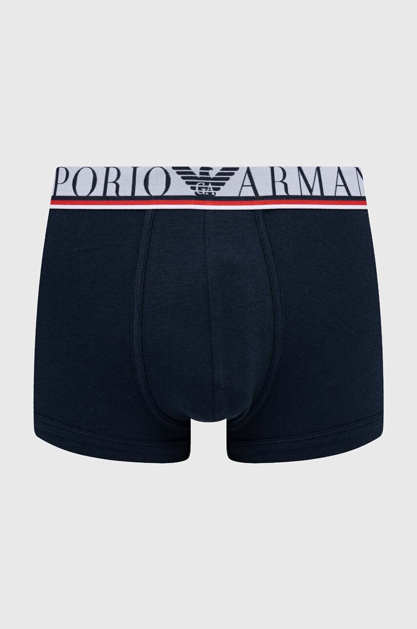 Emporio Armani Underwear Boxerky pánske tmavomodrá farba - Pepit.sk