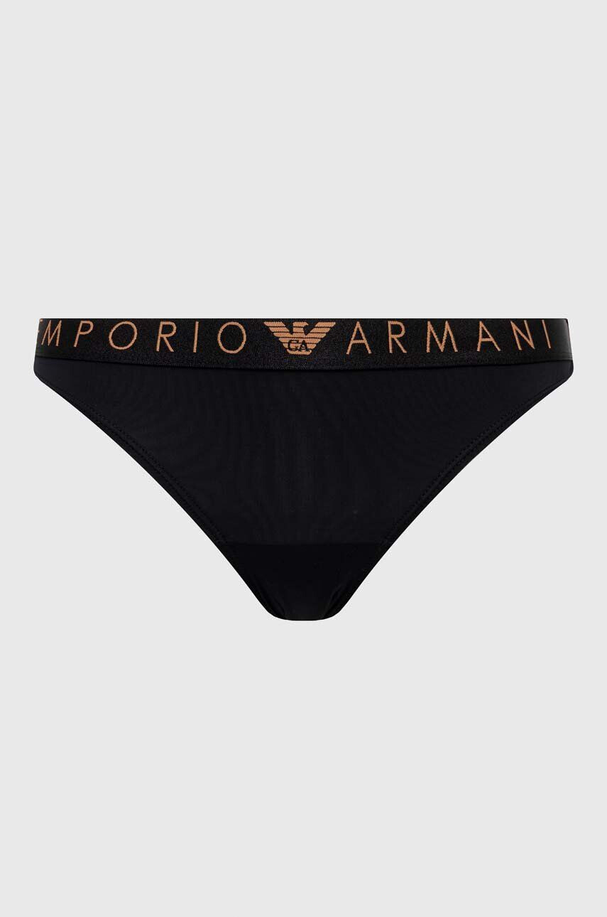 Emporio Armani Underwear Brazílske nohavičky 2-pak čierna farba - Pepit.sk